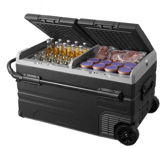 Draagbare Autokoelkast – Koelbox – Mobiele Koelkast – Camping Koelbox – Mini Frigo - 115L – Instelbare Temperatuur – Stil Geluid van Merkloos