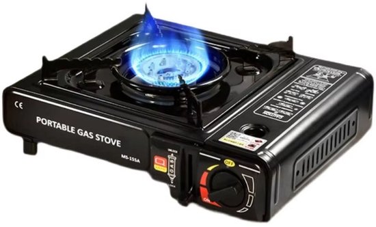 Draagbare Butaan Campingkookplaat – Compact Gasbrander voor Buiten van Merkloos