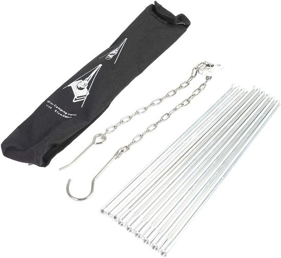 Draagbare Camping Tripod Kookstandaard voor Buiten BBQ en Kampvuur
