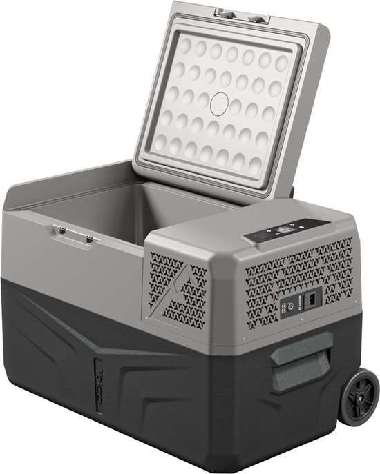 Draagbare compressor koelbox YOLCO BCX30 12/24/230V 28L Carbon van Merkloos