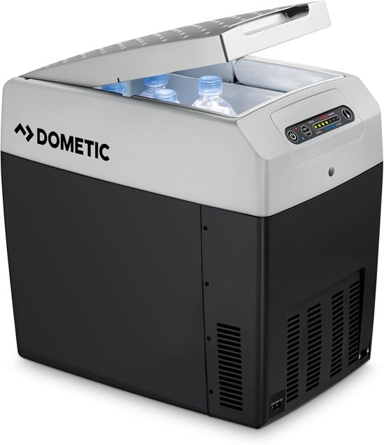 Draagbare elektrische koelbox 20 liter voor auto, vrachtwagen, boot en stopcontact - 12/24 Volt DC en 100-240 V AC van Merkloos