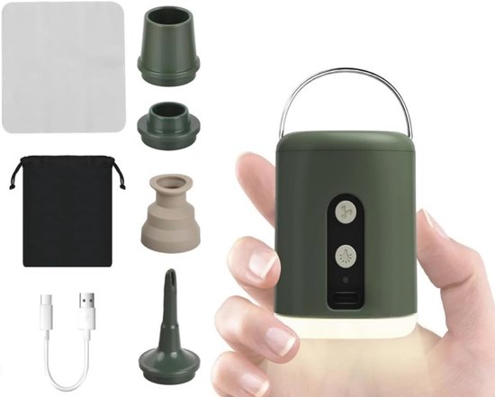 Draagbare Elektrische Luchtmatraspomp voor Camping - Oplaadbare 1600 mAh