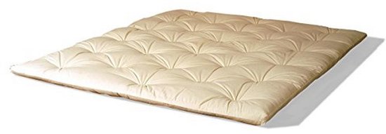 Draagbare Futon voor Yoga en Massage - Opvouwbare Matras van 100% Katoen van Merkloos