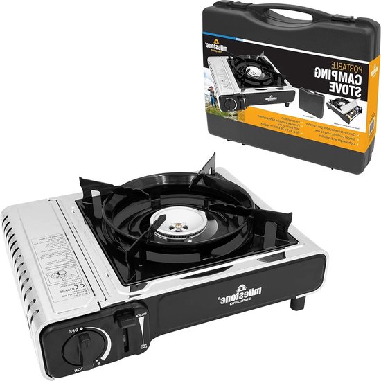 Draagbare Gas Camping Kachel met Draagtas en Lichtgewicht Ontwerp voor Camping en Festivals van Merkloos