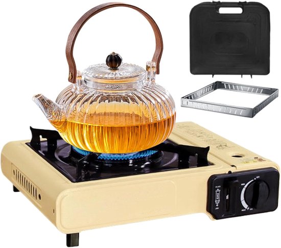 Draagbare Gasbrander - Kampeer Kooktoestel - Outdoor Koken - Winddichte Ontwerp - 34 x 29 x 12 cm