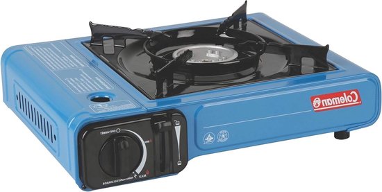 Draagbare Gasbrander - Outdoor Kooktoestel - Kamperen Koken - Instastart Ontsteking - Tot 10 inch pan - Blauw