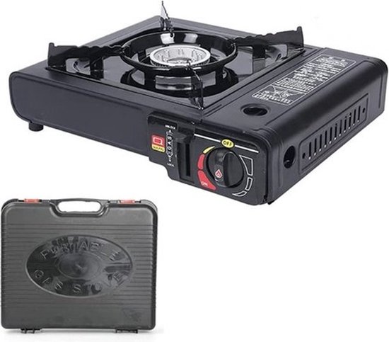 Draagbare Gasfornuis | Camping Kookstel | Inclusief 8 Gasflessen | Gas Stove | Gasfornuis | Kooktoestel | Outdoor | Op Reis . van Campart