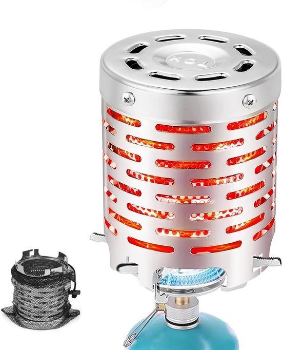 Draagbare gasverwarming - campingaz mini kachel - roestvrij staal van Merkloos