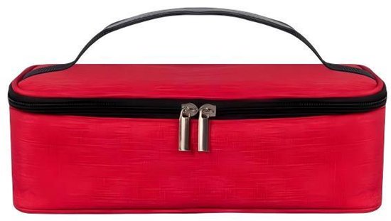 Draagbare geïsoleerde koeltas - mini-lunchbox - kleine geïsoleerde lunchtas - bevroren snacktas voor volwassenen voor mannen en vrouwen - voor werk - 25*16*8cm-rood van Merkloos