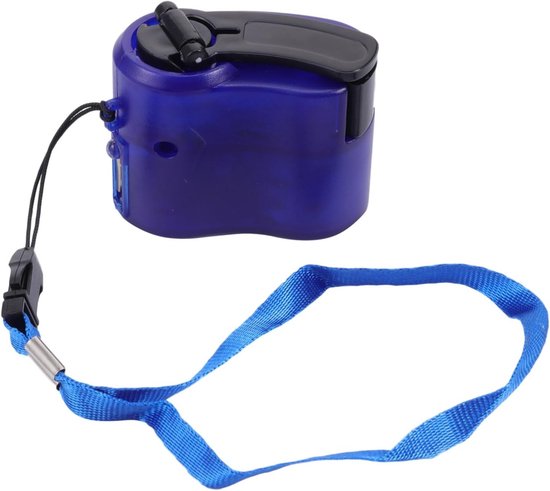 Draagbare handgenerator met LED-noodlicht, USB-noodstroomaggregaat en powerbank voor camping en noodgevallen