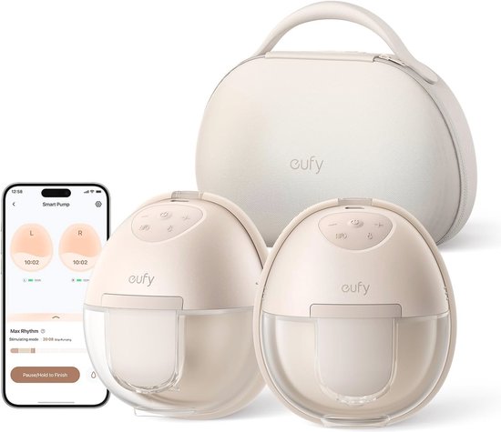 Draagbare Handsfree Elektrische Borstkolf met Verwarmingstechnologie en App-Bediening van Medela