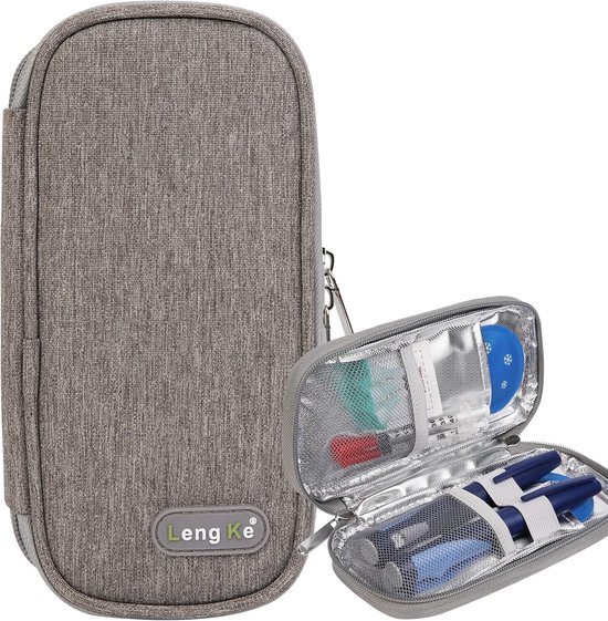 Draagbare Insuline Koeler Reis Koffer voor Diabetische Medicatie met Herbruikbare Gel Ice Packs van YOUSHARES