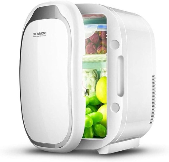 Draagbare Koelbox - Auto Koelkast Mini - Dranken Koelen - Thermo-elektrisch - 6 Liter - Wit