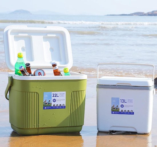 Draagbare Koelbox - Buitenkoelkast - Kamperen Vissen - 48 Uur Koel - 6 Liter - Groen
