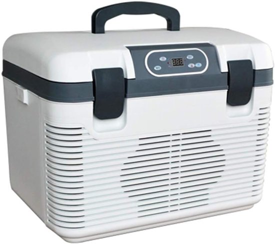Draagbare Koelbox - Mini Koelkast - Auto en Thuis - Dubbele Koeling - 19 Liter - Zwart