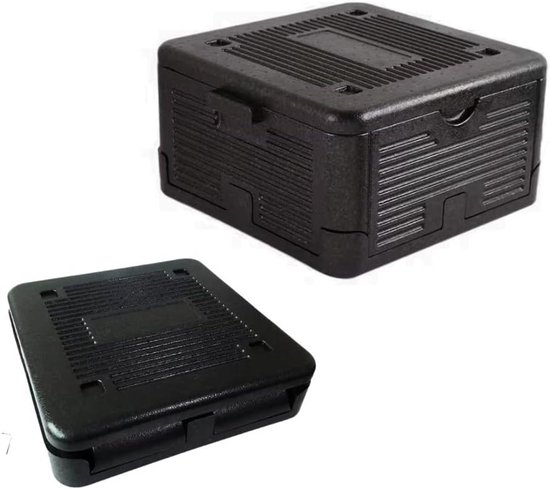 Draagbare Koelbox - Opvouwbare Koeltas - Voedsel Vers Houden - Lekvrije Bodem - 18 Liter - Zwart