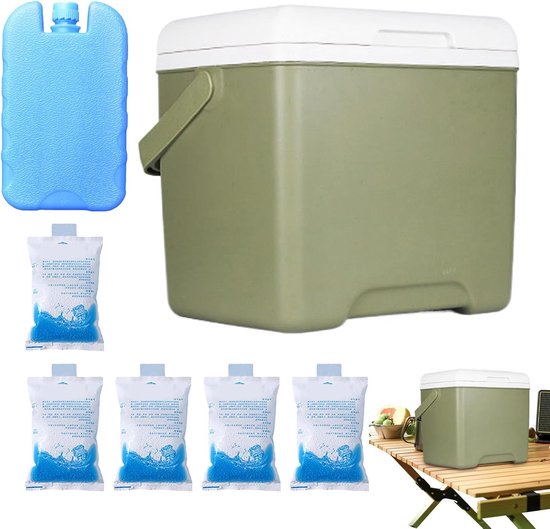 Draagbare Koelbox - Reiskoelbox Thermo-elektrisch - Buiten Drank Dragen - Lekvrije Afdichting - 28x20x25 cm - single attribute