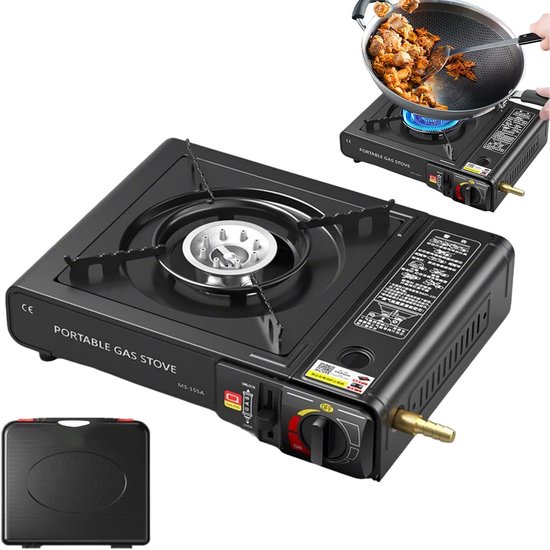Draagbare Kookbrander - Compact Kooktoestel - Outdoor Koken - Energiezuinig Systeem - 35.5cm Lengte - Metaal