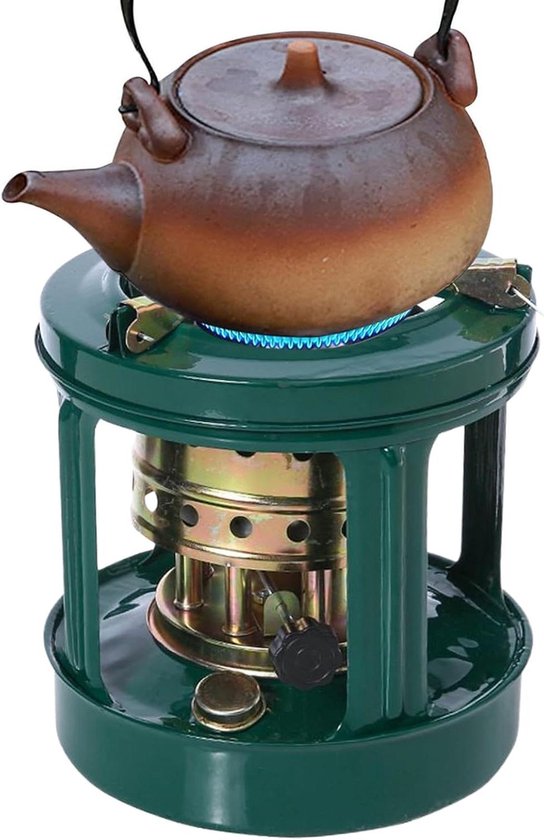 Draagbare Kookbrander - Kampeer Kooktoestel - Buiten Koken - Windbestendig Ontwerp - 700ml Tank - Legergroen
