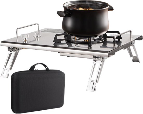 Draagbare Kookstel | Opvouwbare Camping Kookstel Enkele Brander - Kookgerei Wandelkooktoestel Voor Buitentuin Tafel BBQ Vispartij Caravan Picknick