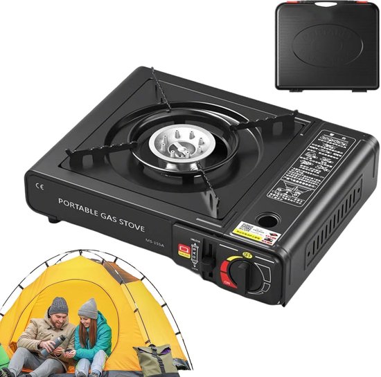 Draagbare Kooktoestel - Camping Fornuis - Outdoor Koken - Windproof Compact Design - 35.5 x 27 x 13 cm