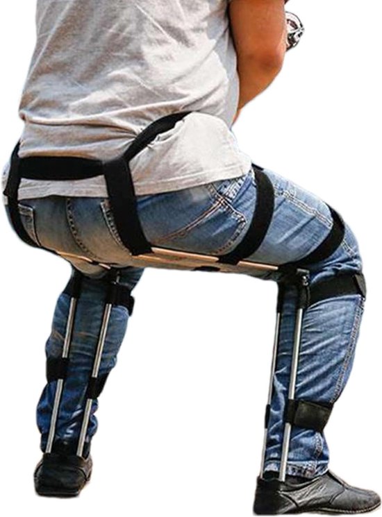 Draagbare Kruk - Opvouwbare Stoel - Buiten Zitten - Verstelbaar Frame - 150 kg Draagkracht - Zilver