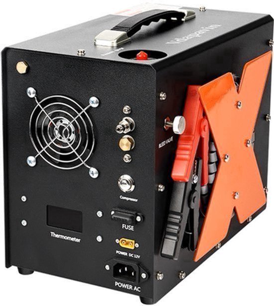 Draagbare Luchtcompressor 220V-12V - 4500 Psi 300 Bar - Elektrisch - Compact - Voor PCP En Scuba Tanks