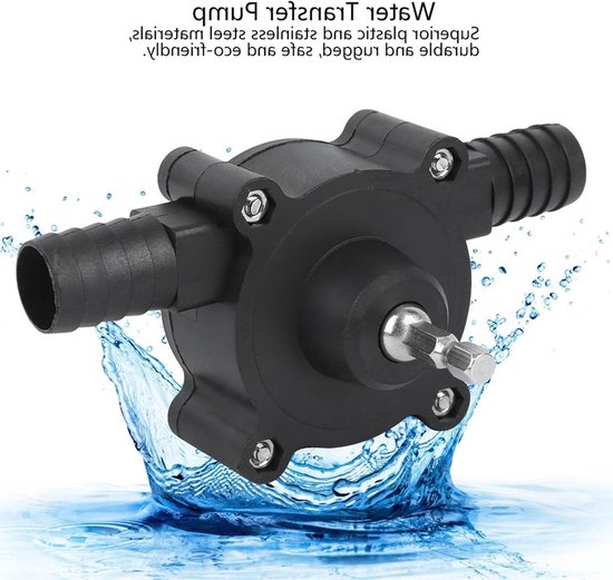 Draagbare Mini Elektrische Pomp voor Zelfaanzuigen, Ideaal voor Wateroverdracht en Zwembaden, Heavy Duty Centrifugaal Pomp voor Waterreservoirs
