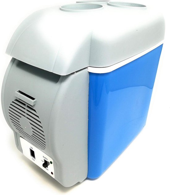 Draagbare mini-koelkast - Reiskoelkast camper - Dranken koelen - Warm en koud functie - 75 liter - Grijs