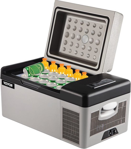 Draagbare Mini-koelkast voor de auto - Elektrisch, 20 liter, Snelle Koeling van -20 tot 20 °C, Ideaal voor Camping en Reizen