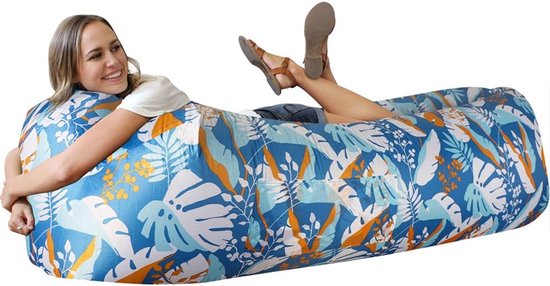 Draagbare Opblaasbare Loungestoel voor Camping, Strand en Buitenactiviteiten