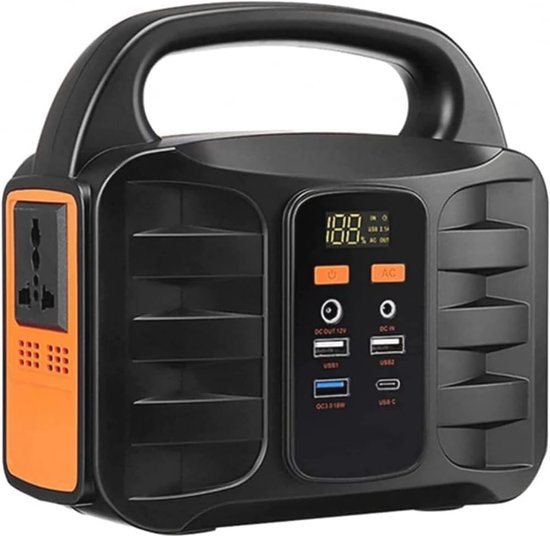 Draagbare Power Station 80000mAh - 240V 150W AC Outlet voor Camping en Thuisgebruik