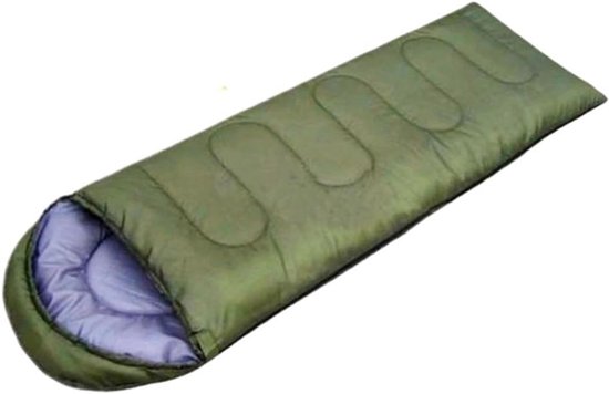 Draagbare Quilt Slaapzak - Kampeerslaapzak Outdoor - Buitenavonturen - Ultralicht Compact - 2000 Gram - Groen