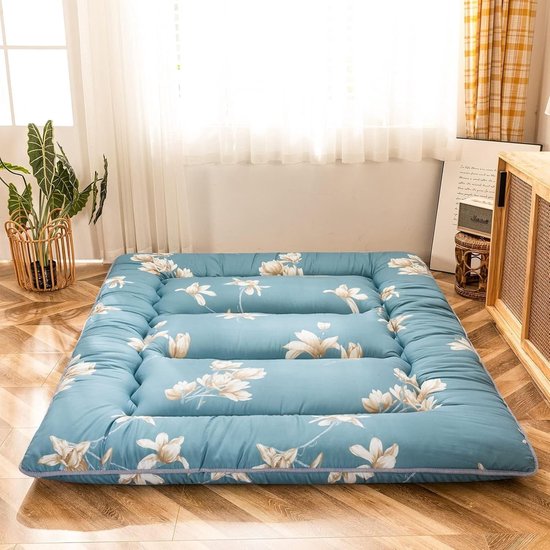 Draagbare Slaapmat - Opvouwbaar Futon - Kamperen en Reizen - Huidvriendelijk Katoen - 100x200CM - B