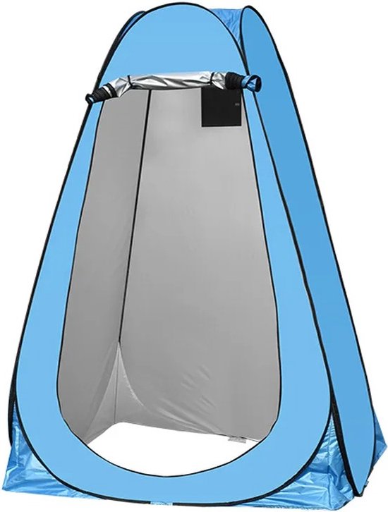 Draagbare stranddouche - Campingdouche - Toilet - Verschonen - Tent - Zon - Regen schuilplaats - Privacy Shelter - Tent Met Raam - Voor Outdoor - Camping Badkamer - Blauw van SACKit
