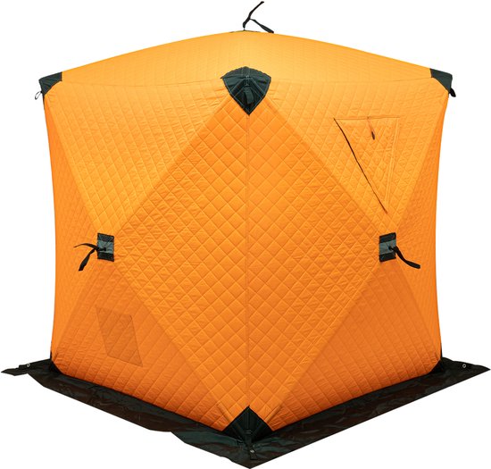 Draagbare Tent Voor Ijsvissen Vissersschuilplaats Thermische Tent Winter Grote Vistent 145*145*165cm