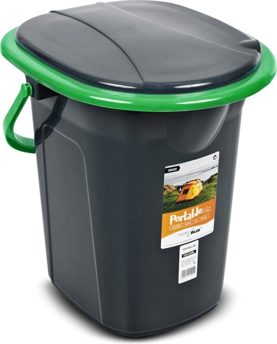 DRAAGBARE TOERISTISCHE TOILETBAK WC 19L GreenBlue GB320BG van GreenBlue
