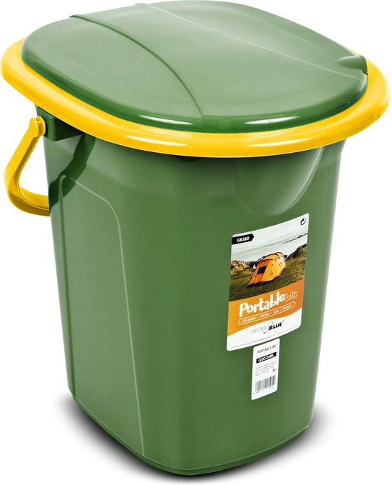 DRAAGBARE TOERISTISCHE TOILETBAK WC 19L GreenBlue GB320GO van GreenBlue