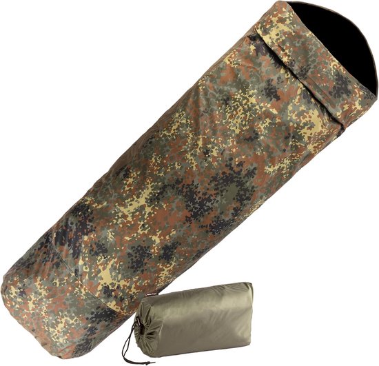 Draagbare Trilam Slaapzak, Lichte Outdoor Slaapzak met Ritssluiting - Mil-Tec Durable Trilam sleeping bag with zipper van Merkloos