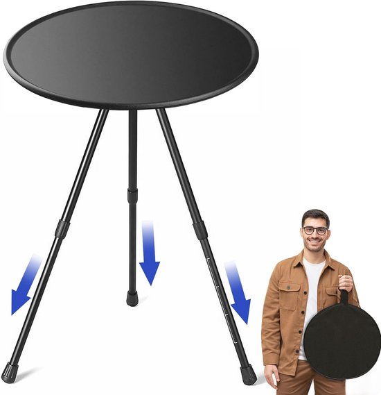 Draagbare Ultralichte Campingtafel - Compact en Opvouwbaar met Draagtas voor Buitenactiviteiten van Merkloos