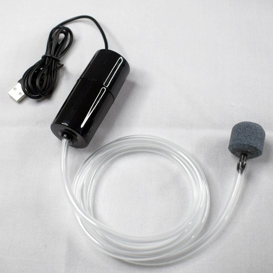 Draagbare USB-zuurstofpomp voor aquariums, klein en ultra stil voor het vissen. van Jadpes