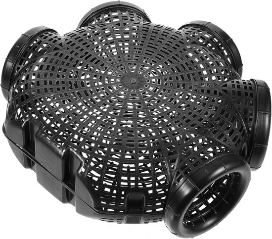 Draagbare Viskorf - Opvouwbare Fuik - Vissen Garnalen Paling - Eenvoudig Te Monteren - 30.5 x 26.5 x 10.5 cm