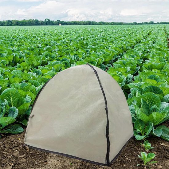 Draagbare zonnetent voor de winter, klein, voor tomaten, compacte zonwering, herbruikbaar, opvouwbaar, uv-bescherming, UPF50+ beschermtent voor bloemen, terras, balkon, tuin