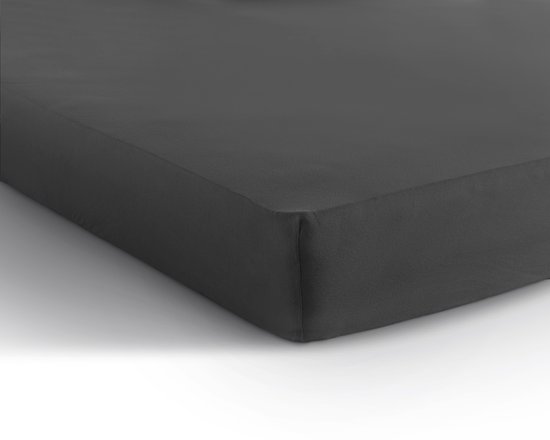 Dreamhouse Jersey Stretch Hoeslaken - 100% Katoen - 80/90/100x220 - Antraciet van Dreamhouse