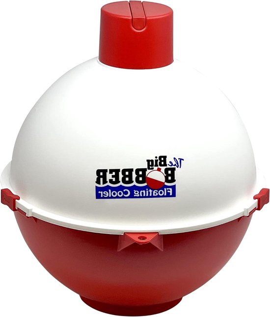 Drijvende Koeler - Draagbare Koelbox - Drankjes Koel Houden - Drijft op Water - 12 Blikjes - Wit/Rood