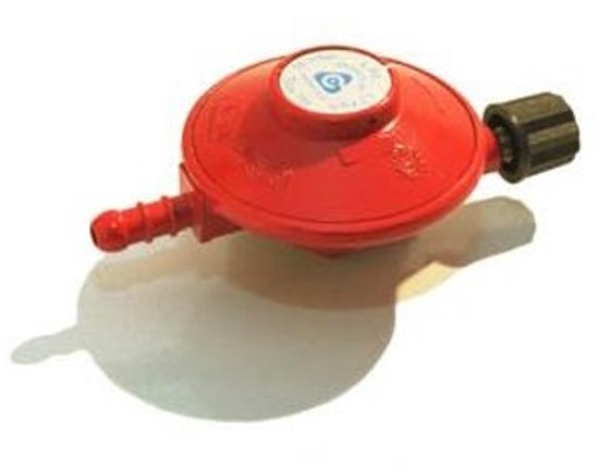 Drukregelaar 30mb campingaz x 1/4 links van Merkloos