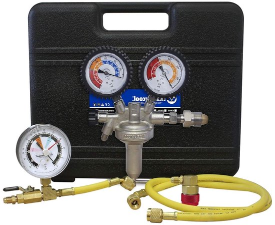 Druktest Regulator Kit - Lektest Set - Auto A/C Reparatie - Nauwkeurige Stikstof Test van Merkloos