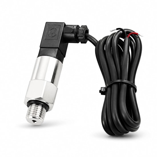 Druktransducer 0-0.5MPA - RVS - 4-20mA output - Geschikt voor water, gas en olie - ShopVlot