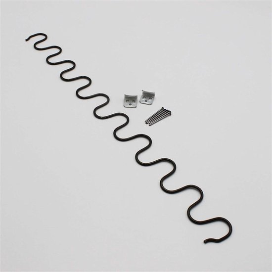 Drukveer Set - Bankveer Clips - Meubel Reparatie - Roestvrij Staal - 50 cm - Zilver