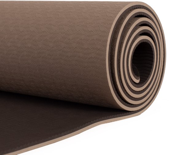 Dual Tpe Pilatesmat Grijs 183X61X06 Cm - 183X61X0.6 cm van Merkloos